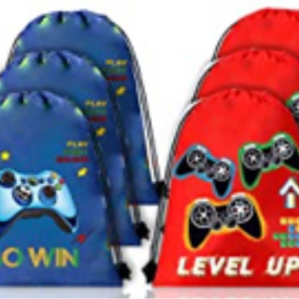 7 Video Game Party Favors, Gamer Party Favors Bags Includes 7 pcs